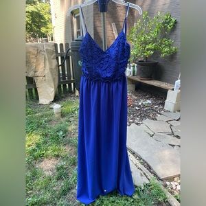 Soieblu Blue Prom Dress